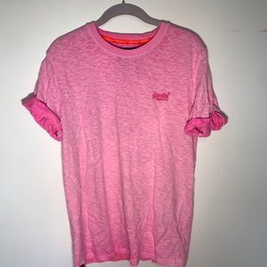 Bright Neon Pink Super Dry Tee
